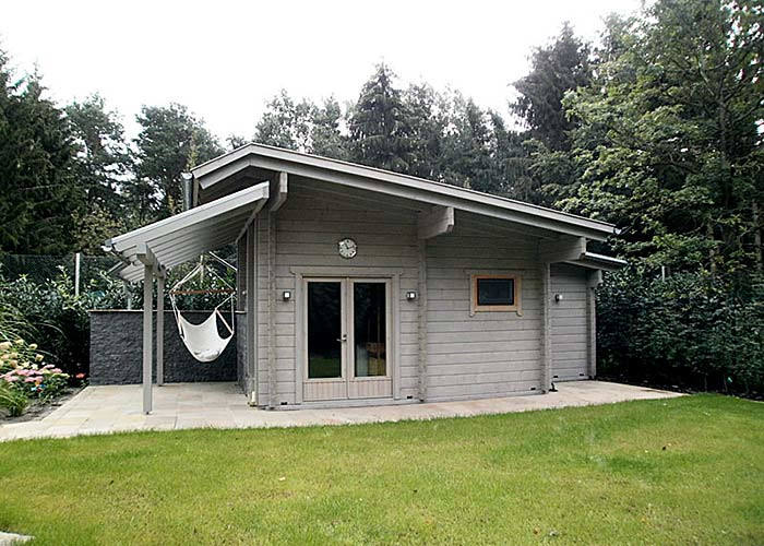 Außensauna-Saunahaus